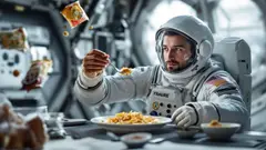 Waarom astronauten veel pittiger moeten eten dan op aarde