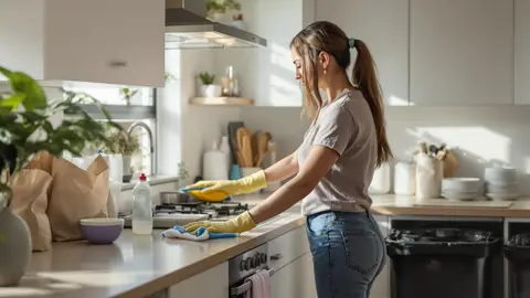 Grondige schoonmaak van de keuken in 1 uur met eenvoudige en doeltreffende tips voor een vlekkeloze ruimte zonder moeite