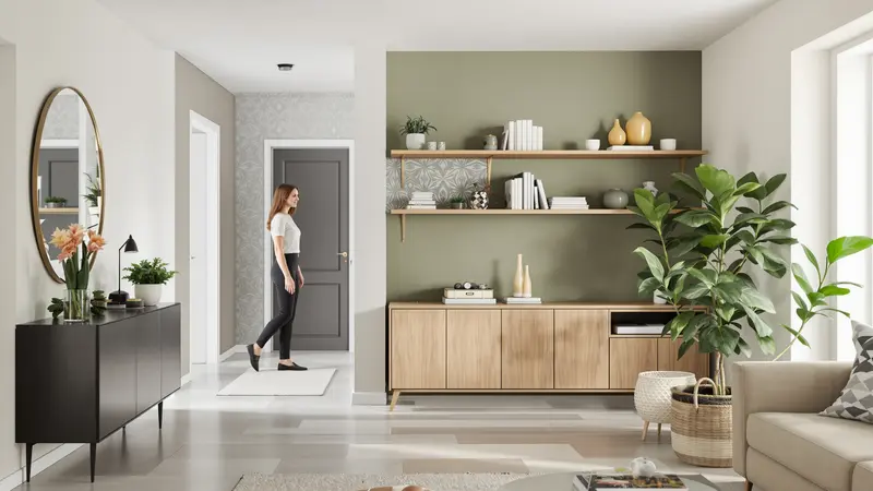 Interieurinrichting: inspirerende decoratie-ideeën voor een open woonkamer zonder scheidingswanden